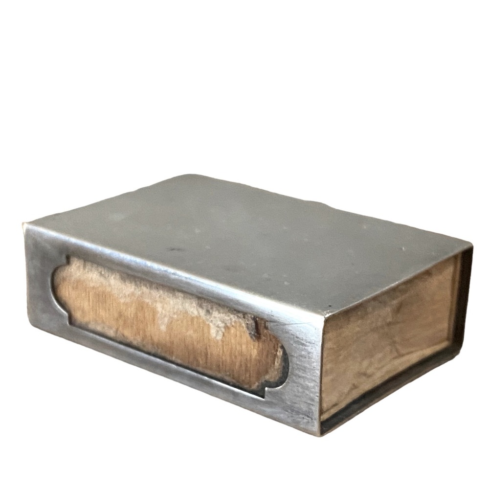 Vintage Sterling Silver Matchbox Holder